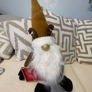 Rae Dunn Brown and White Holiday Gnome